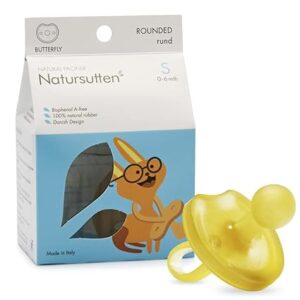 Natural Rubber Pacifier – BPA-Free & Safe for Newborns (0–6 Months)