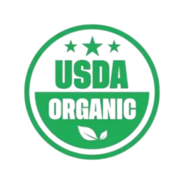 USDA organic certification seal on baby food packaging